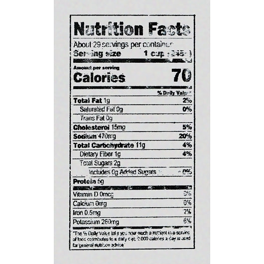 Heinz Reduced Sodium Chicken Noodle Soup, 4 x 4 lb Case - DOT product image 7