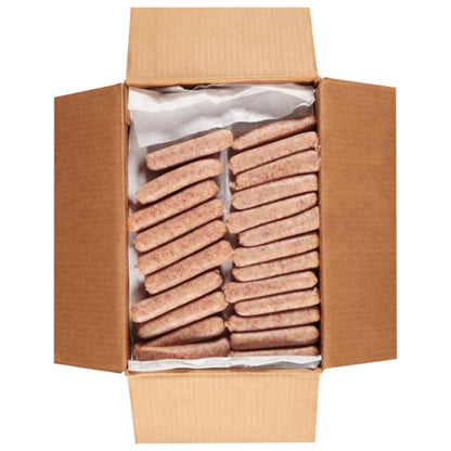 Collagen Casing Sausage Premium Black Quality Pork Sausage Links, 1 x 10 lb Case - Frozen Meat & Seafood