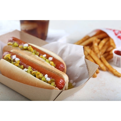 Superior Gold All John Morrell 8:1 6 Inch All Meat 85/15 Hot Dog, 4 x 2.5 lb Case - DOT product image 3