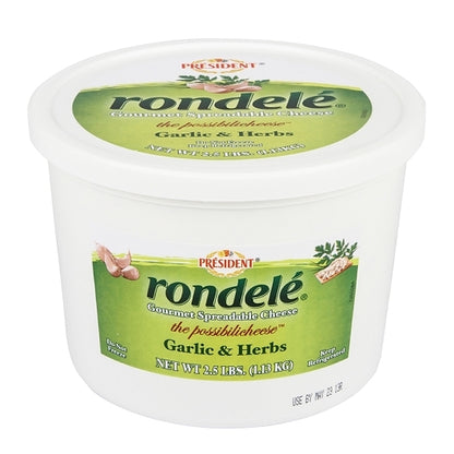 Rondele Garlic & Herb Gourmet Spread, 2.5Lbs./Cup (2 Per Case) - DOT product image 1
