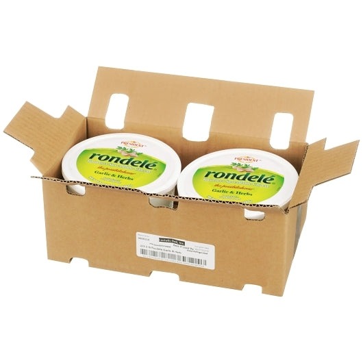 Rondele Garlic & Herb Gourmet Spread, 2 x 2.5 lb Case - GS1 open-case image