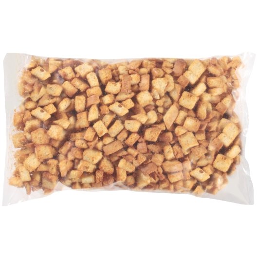 Marzetti Large Cut Garlic And Butter Crouton Bulk, 1 x 40 oz Case - Croutons & Salad Toppings