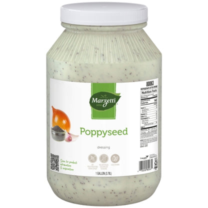 Marzetti Poppyseed Dressing Bulk, 4 x 1 GA Case - Condiments & Sauces