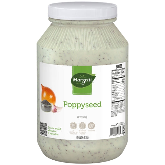 Marzetti Poppyseed Dressing Bulk, 4 x 1 GA Case - Condiments & Sauces