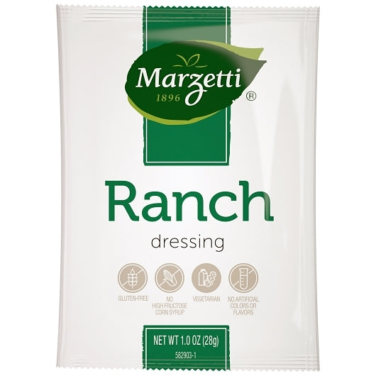 Marzetti Buttermilk Ranch Dressing Single Serve Packets, 102 x 1 oz Case - Condiments & Sauces