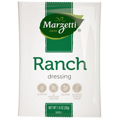 Marzetti Buttermilk Ranch Dressing Single Serve Packets, 102 x 1 oz Case - Condiments & Sauces