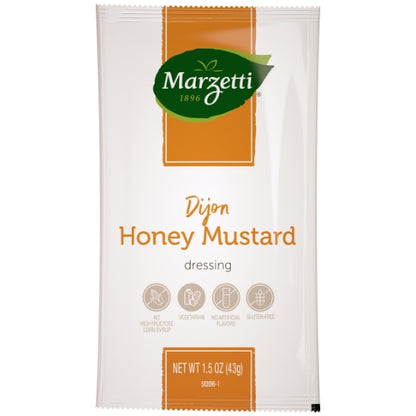 Marzetti Dijon Honey Mustard Dressing Single Serve, 60 x 1.5 oz Case - Condiments & Sauces