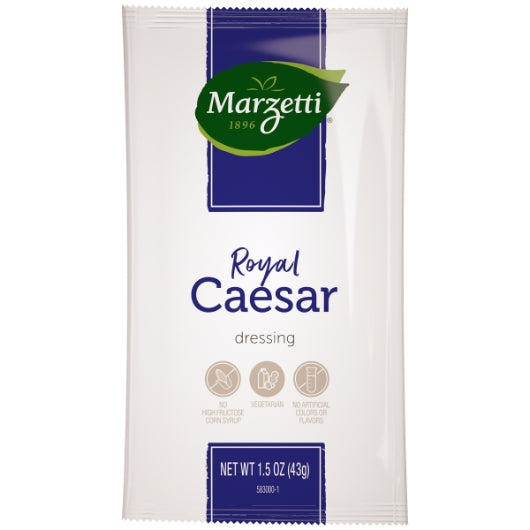 Marzetti Royal Caesar Dressing Single Serve, 60 x 1.5 oz Case - Condiments & Sauces