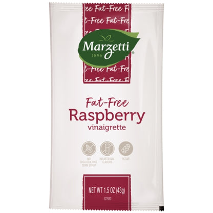 Marzetti Fat Free Raspberry Vinaigrette Dressing Single Serve Packets, 60 x 1.5 oz Case - Condiments & Sauces