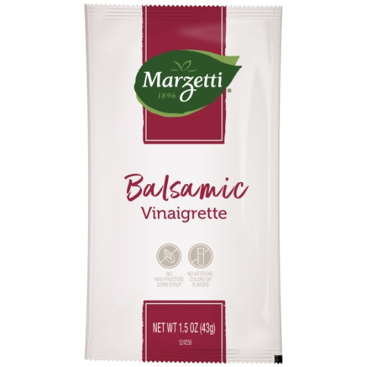 Marzetti Balsamic Vinaigrette Dressing Single Serve Packets, 60 x 1.5 oz Case - Condiments & Sauces