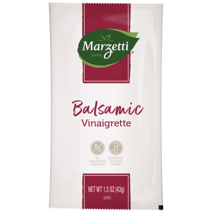 Marzetti Balsamic Vinaigrette Dressing Single Serve Packets, 60 x 1.5 oz Case - Condiments & Sauces