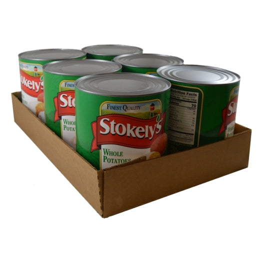 Stokely Fancy Whole Potatoes, 6 x 102 oz Case - DOT product image 6