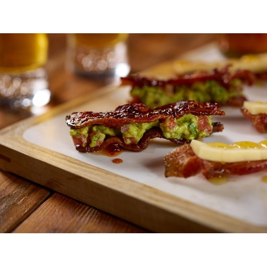 Smithfield Farmland Fully Cooked Sliced Bacon, 2 x 1.605 lb Case - Frozen Meat & Seafood