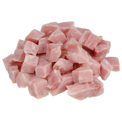 Farmland Water Added Farmland Smoked Diced Ham Cubes with Water Added 1/2, 2 x 5.5 lb Case - Frozen Meat & Seafood