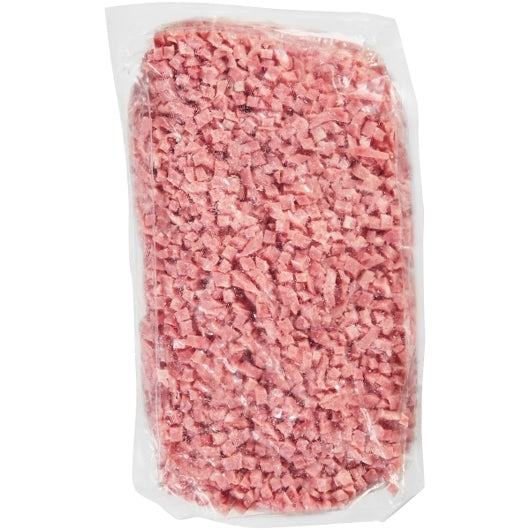 Farmland Water Added Diced Smoked Ham Water Added 1/4 Cubes, 2 x 2.95 lb Case - Frozen Meat & Seafood