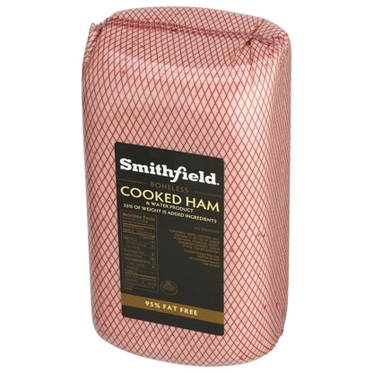 Farmland Market Place Water 4 Inch X 6 Inch Cooked Market Place Deli Ham, 2 x 13 lb Case - Frozen Meat & Seafood