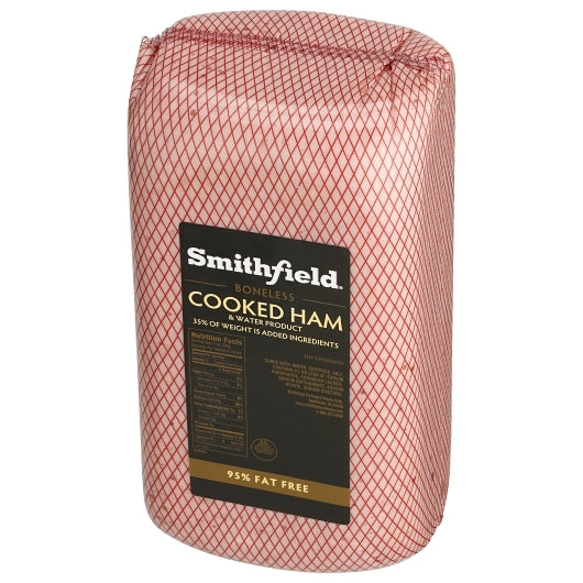 Farmland Market Place Water 4 Inch X 6 Inch Cooked Market Place Deli Ham, 2 x 13 lb Case - Frozen Meat & Seafood