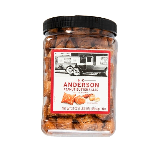 H.K. Anderson Peanut Butter Pretzels, 8 x 24 oz Case - DOT product image 8