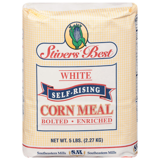 Stiver's Best Self Rising White Corn Meal, 8 x 5 lb Case - Pantry Ingredients - image 2