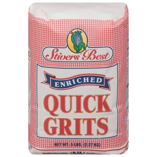 Stiver's Best White Grits Quick Enriched, 8 x 5 lb Case - DOT product image 2