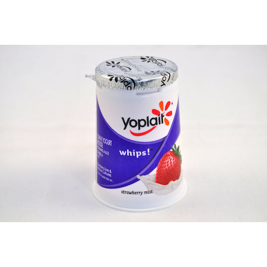 Yoplait Whips Strawberry Mist Yogurt, 12 x 4 oz Case - GS1 inner-pack image