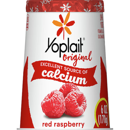 Yoplait Original Red Raspberry Yogurt, 12 x 6 oz Case - DOT product image 5
