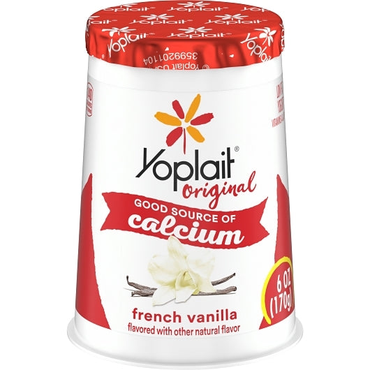 Yoplait Original French Vanilla Yogurt, 12 x 6 oz Case - DOT product image 3