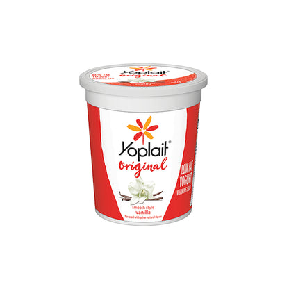 Yoplait Low Fat Vanilla Yogurt, 6 x 32 oz Case - GS1 inner-pack image