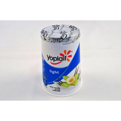 Yoplait Very Vanilla Light Yogurt Cup, 12 x 6 oz Case - GS1 inner-pack image