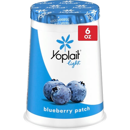 Yoplait Light Blueberry Yogurt, 6 Ounce - 12 per case. - DOT product image 2