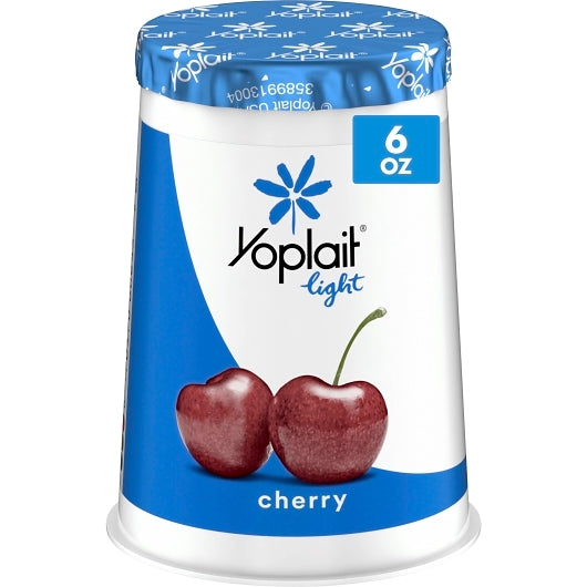 Yoplait Light Very Cherry Yogurt, 6 Ounce - 12 per case. - DOT product image 2