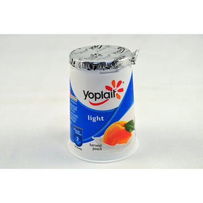 Yoplait Light Harvest Peach Yogurt, 12 x 6 oz Case - GS1 inner-pack image
