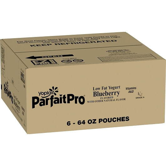 Yoplait Parfaitpro Low Fat Gluten Free Bulk Blueberry Yogurt, 64Oz./Pack (Pack Of 6) - DOT product image 1