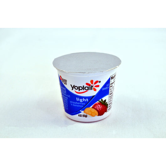 Yoplait Light Strawberry Yoplait Vacuum Pack Straw Strawberry Banana Light Yogurt, 1 x 48 ct Case - GS1 inner-pack image
