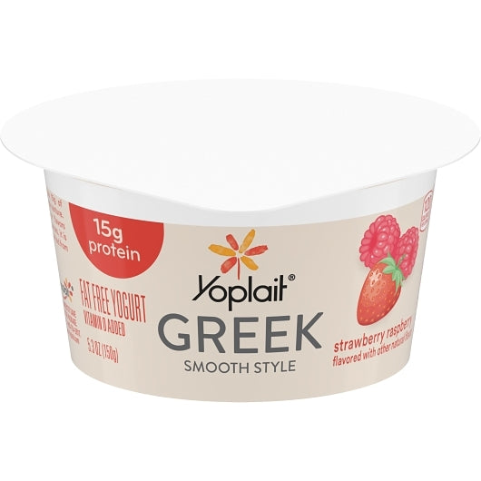 Yoplait Greek Yogurt Blended 5.3 ounces (Pack of 12) (Strawberry - DOT product image 2