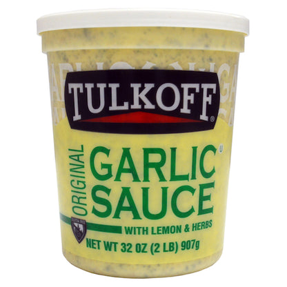 Tulkoff Garlic Sauce, 6 x 32 oz Case - Condiments & Sauces
