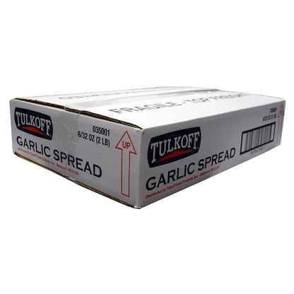 Tulkoff Garlic Spread, 6 x 2 lb Case - GS1 closed shipping case image