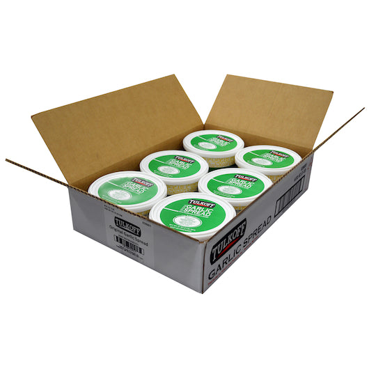 Tulkoff Garlic Spread, 6 x 2 lb Case - GS1 open-case image