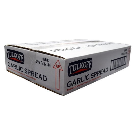 Tulkoff Garlic Spread, 6 x 2 lb Case - Alternate product angle or state