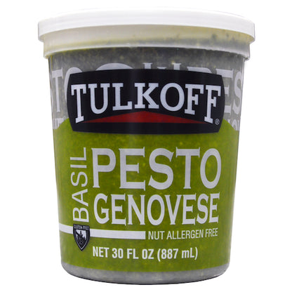 Tulkoff Sauce Pesto Genovese, 6 x 30 fl oz Case - Condiments & Sauces