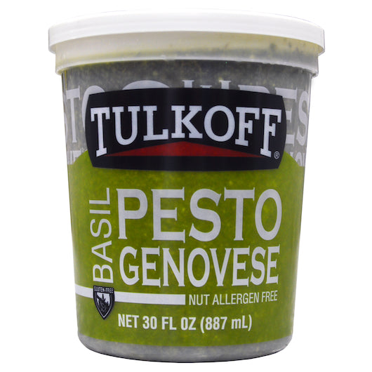 Tulkoff Sauce Pesto Genovese, 6 x 30 fl oz Case - Condiments & Sauces