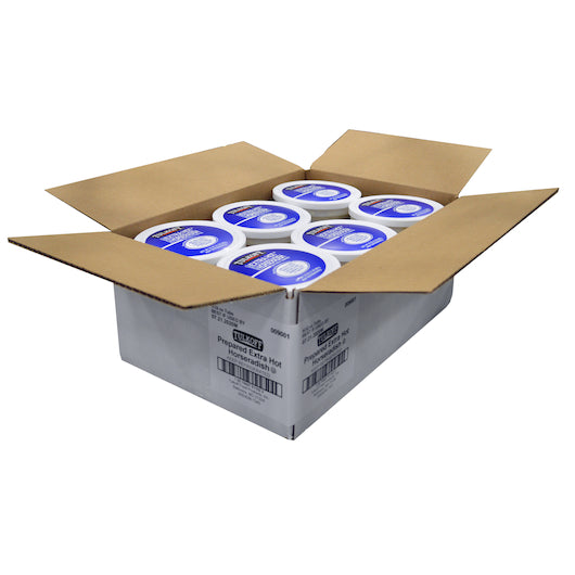 Tulkoff White Prepared Extra Hot Horseradish Bulk, 6 x 32 oz Case - DOT product image 5