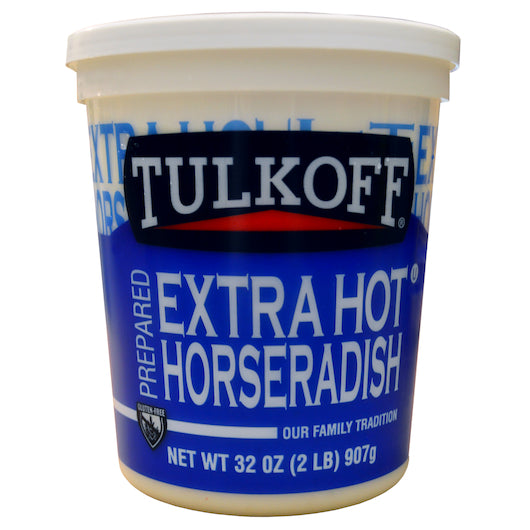 Tulkoff White Prepared Extra Hot Horseradish Bulk, 6 x 32 oz Case - DOT product image 3