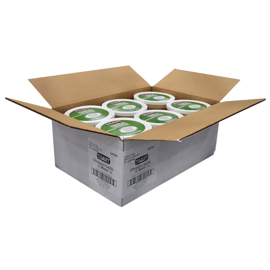 Tulkoff Chopped Garlic Packed In Water, 6 x 32 oz Case - Alternate product angle or state