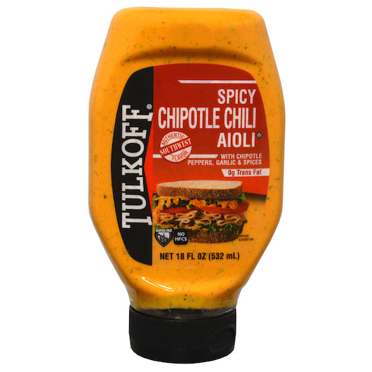 Tulkoff Spicy Chipotle Chili Aioli Bottle, 8 x 18 fl oz Case - DOT product image 4