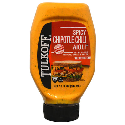 Tulkoff Spicy Chipotle Chili Aioli Bottle, 8 x 18 fl oz Case - DOT product image 4