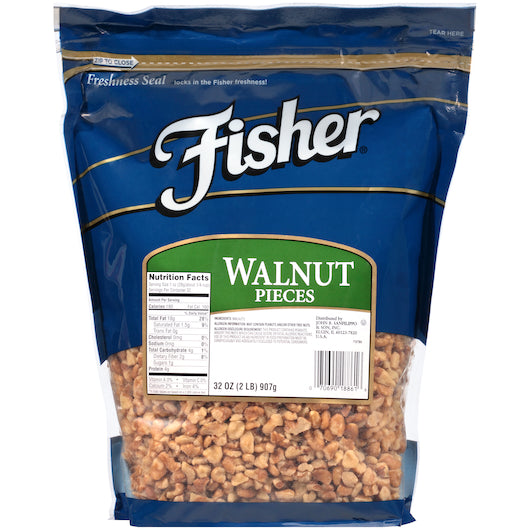 Fisher Walnut Nugget Pieces, 3 x 6 oz Case - DOT product image 2