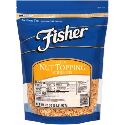 Fisher Deluxe Nut Topping, 3 x 32 oz Case - DOT product image 2