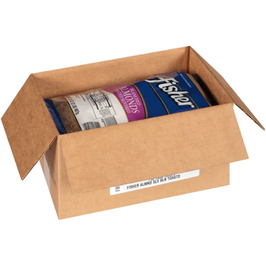 Fisher Toasted Blanched Slivered Almonds, No Salt, 3 x 32 oz Case - DOT product image 8