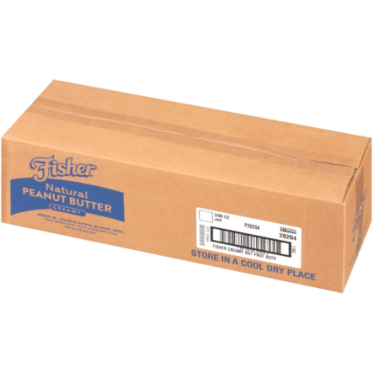 Fisher Natural Creamy Peanut Butter, 3 x 5 lb Case - DOT product image 8